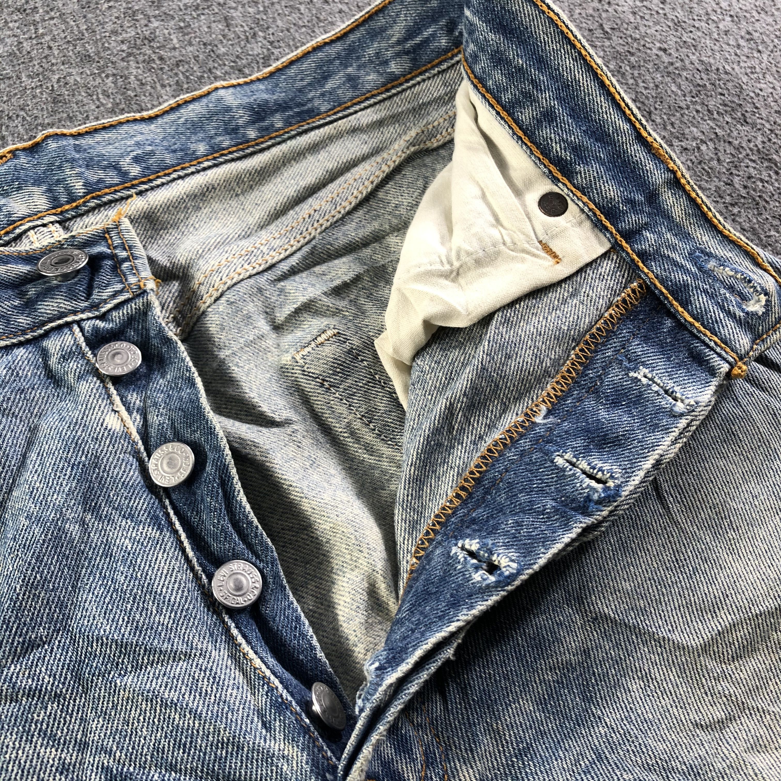 Levi's Vintage 90s Levis 501 Jeans-J3841 Size US 30 / EU 46 - 10 Thumbnail