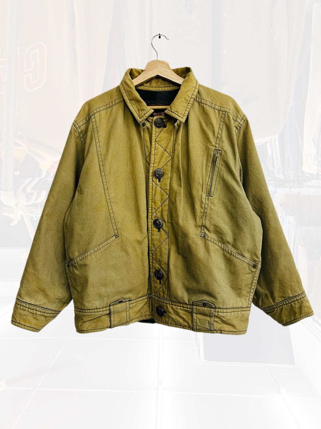 ISSEY SPORTS reversible jacket ISSEY MIYAKE Reversible Sport Logo