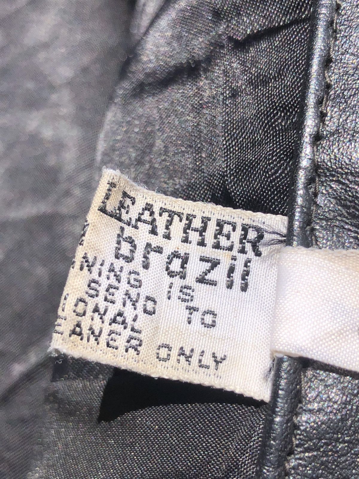 Leather 70~80s French Air Force type Leather Jacket Size US L / EU 52-54 / 3 - 9 Thumbnail