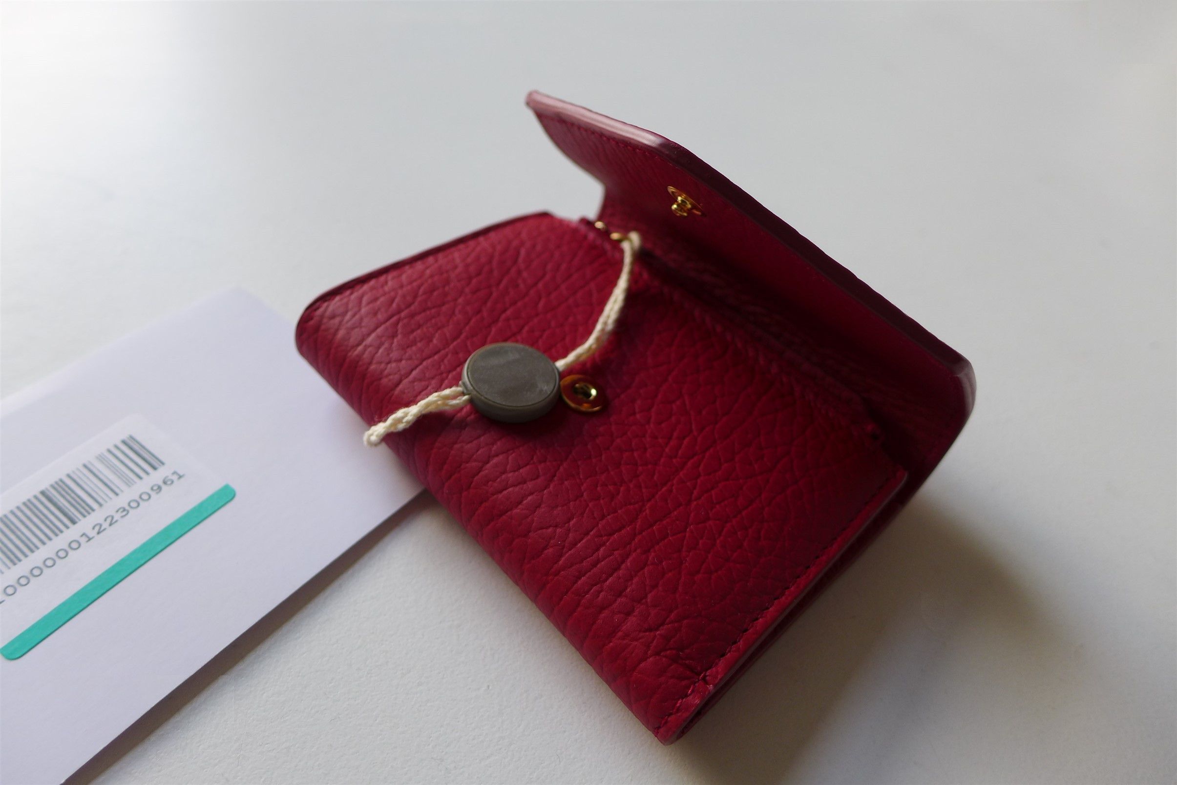 Maison Margiela Margiela Envelope Zip Wallet - Red Calf Leather Size ONE SIZE - 3 Thumbnail