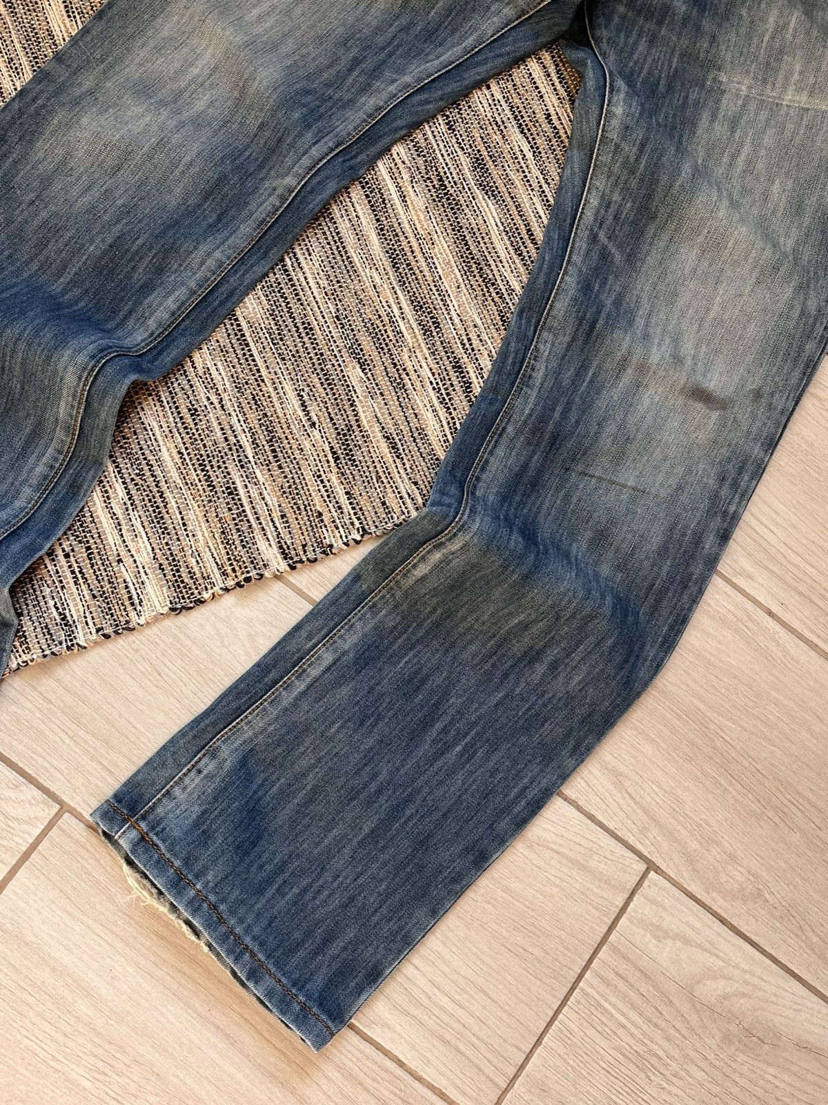 Just Cavalli × Vintage Vintage 00s Just Cavalli jeans faded distressed denim Y2K Size US 34 / EU 50 - 4 Thumbnail