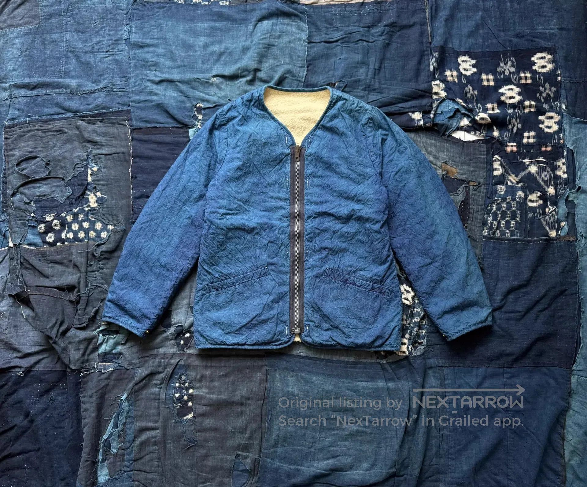 Visvim Blue Zip-Up Light Jacket Size M. Size US M / EU 48-50 / 2 - 1 Thumbnail