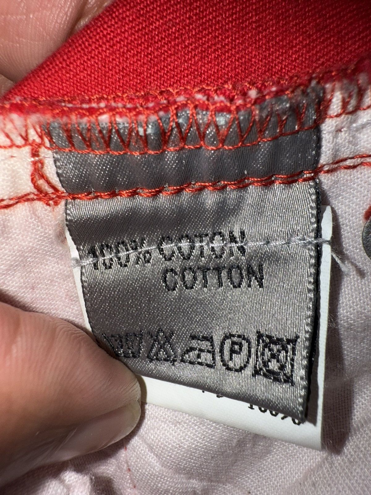 Dior × Hedi Slimane Dior Homme SS05 Red denim Size US 27 - 10 Thumbnail