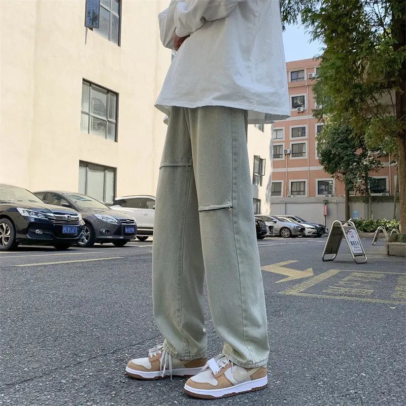 Japanese Brand × Jean Retro loose wide leg zipper jeans Size US 32 / EU 48 - 2 Thumbnail