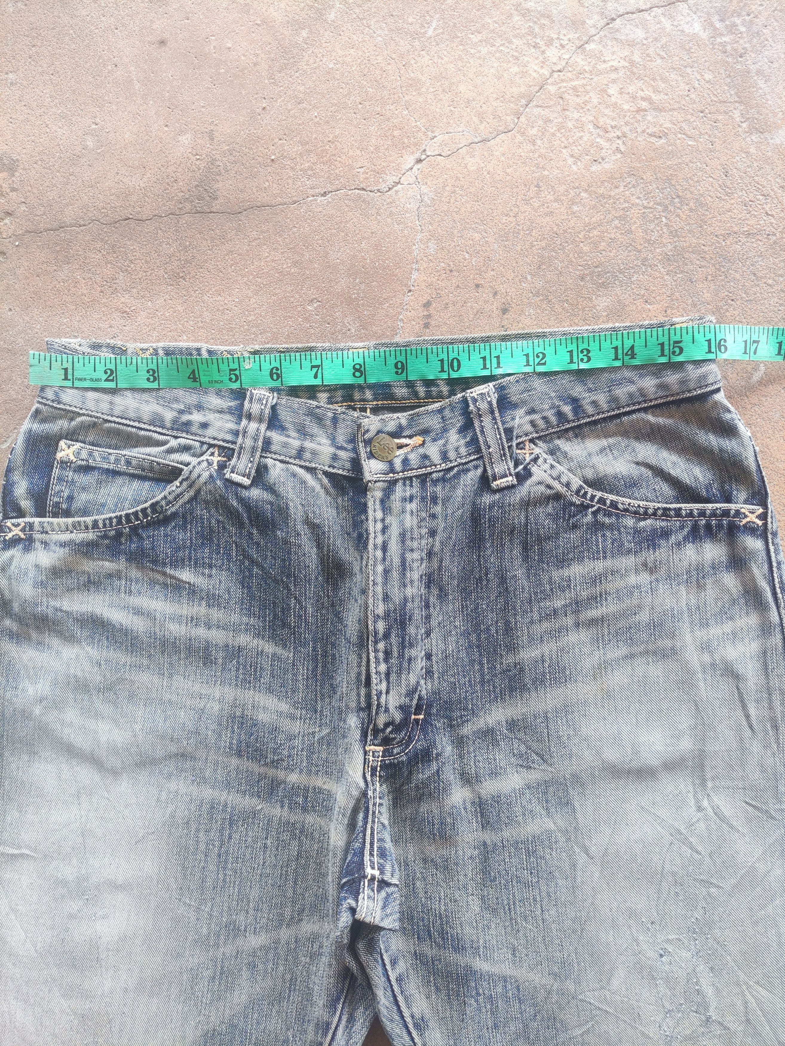 Jean × Lee × Vintage Vintage Lee Japan Denim Distressed Faded Pants Jeans W34 Size US 34 / EU 50 - 6 Thumbnail