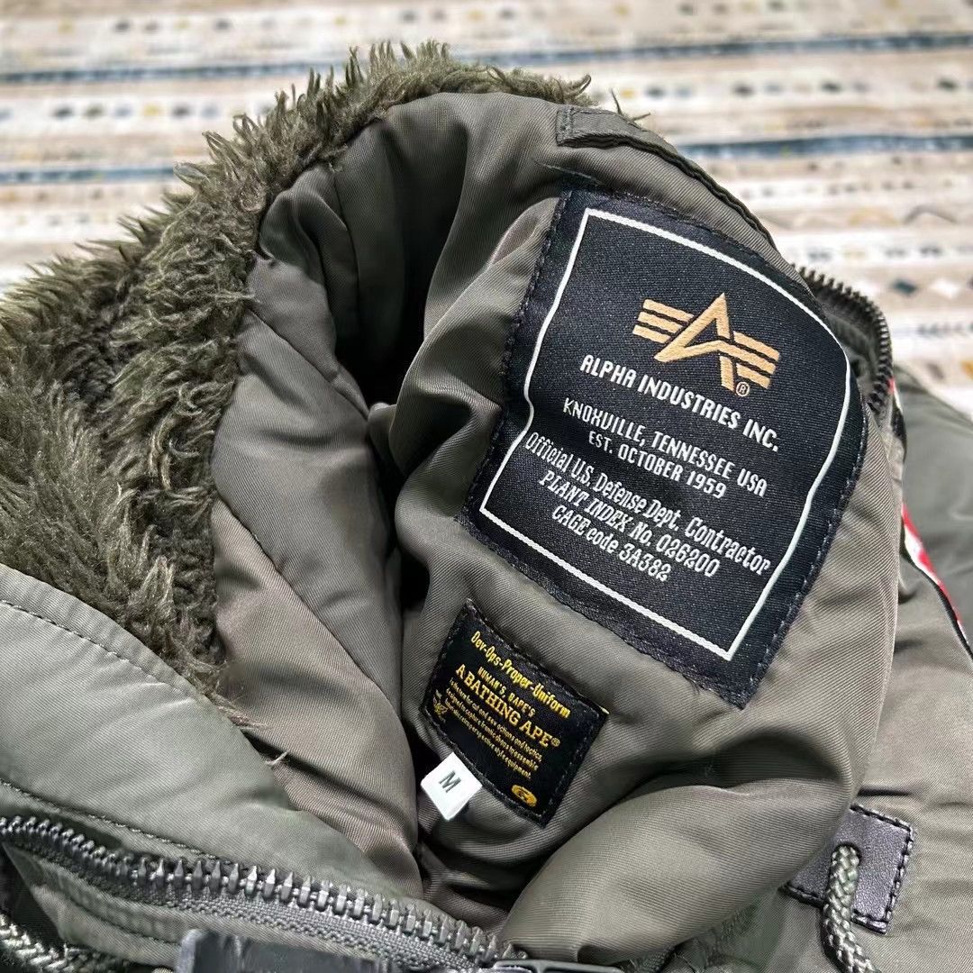 Alpha Industries × Bape BAPE x ALPHA INDUSTRIES JACKET Size US M / EU 48-50 / 2 - 4 Thumbnail