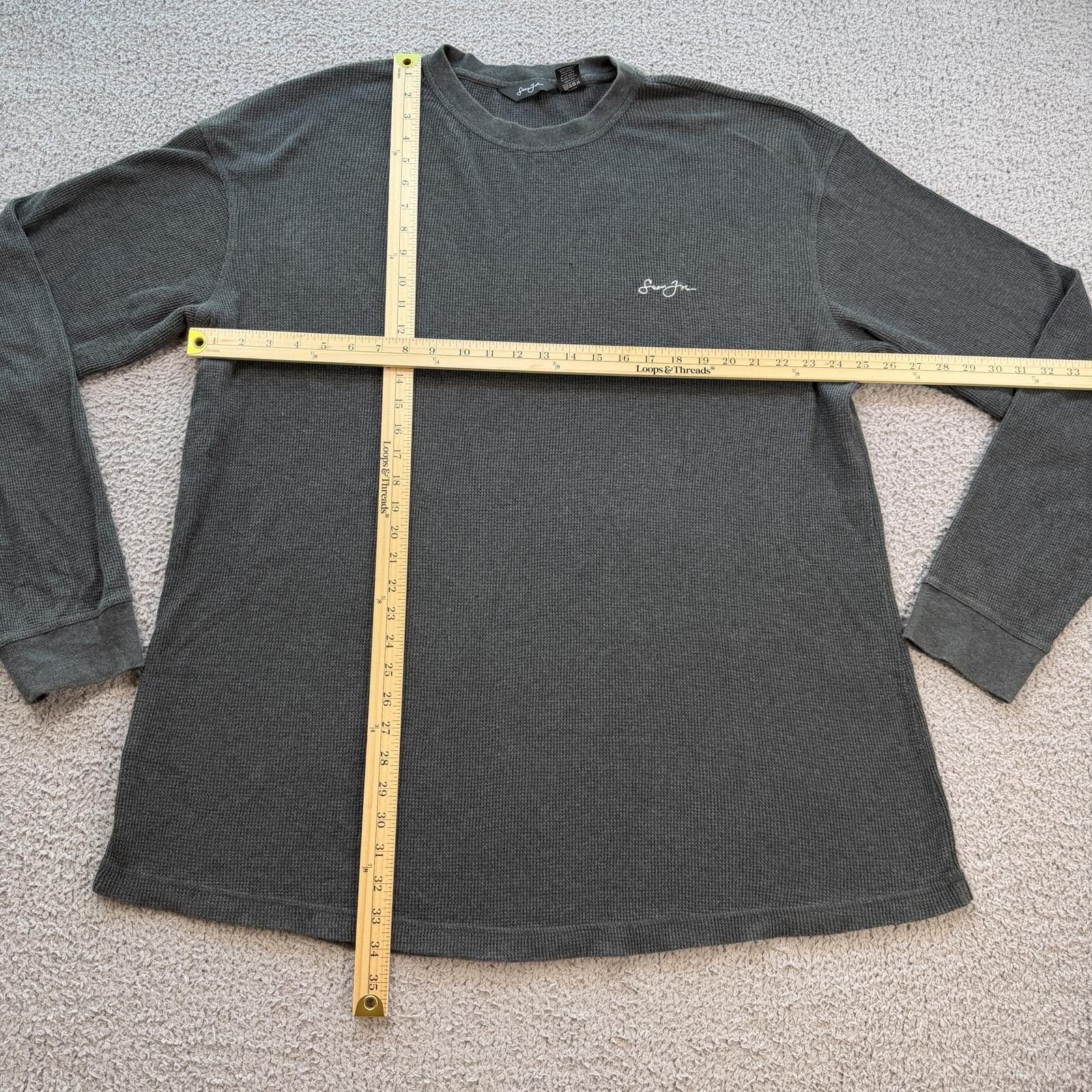 Sean John Sean John Waffle Knit Thermal Long Sleeve Shirt Mens 3XL Size US XXL / EU 58 / 5 - 2 Thumbnail