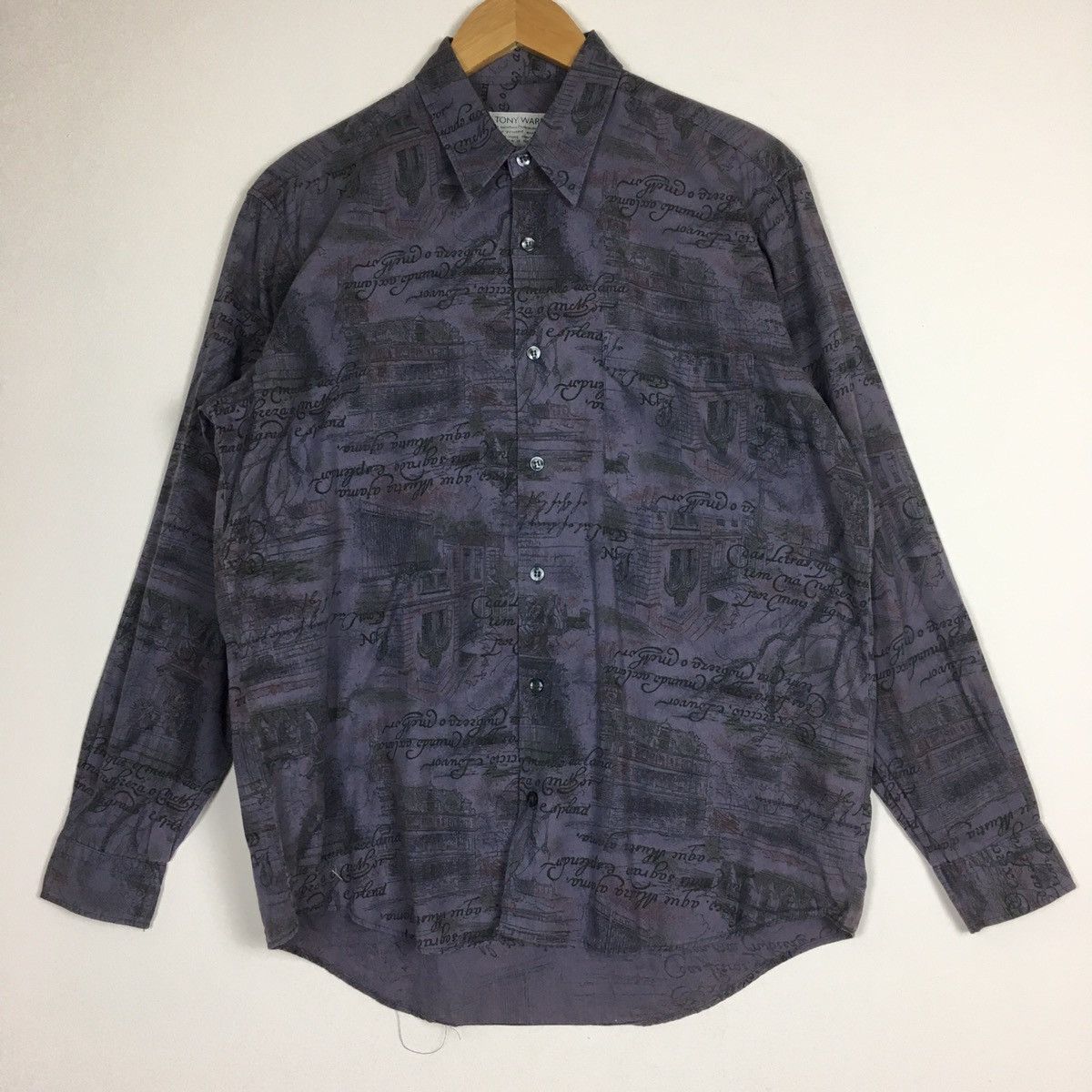Japanese Brand Tony Ward Classic Button Ups Shirt Size US M / EU 48-50 / 2 - 1 Thumbnail