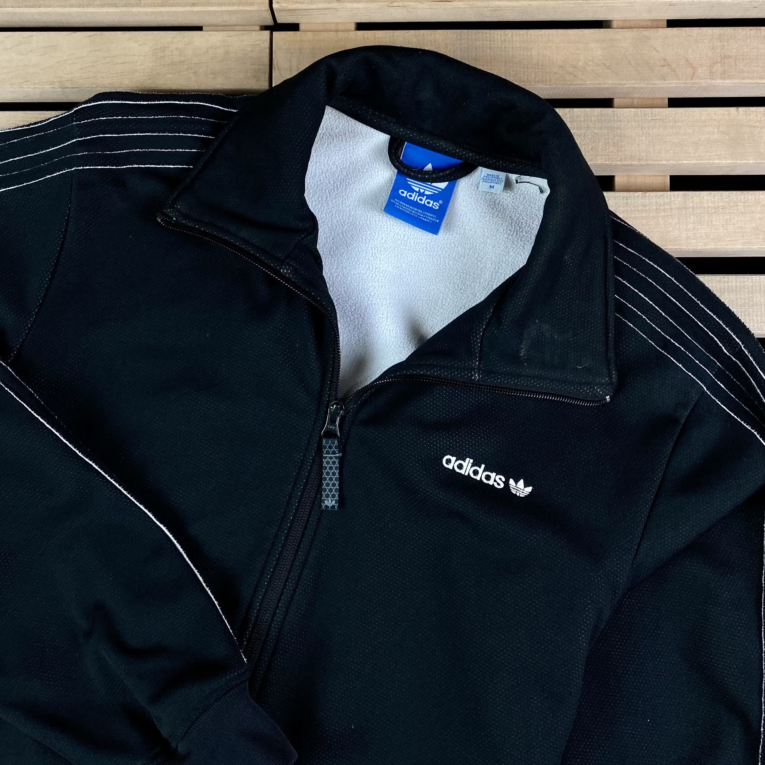 Adidas × Vintage Mens Bomber Jacket Adidas Originals Vintage Size M Size US M / EU 48-50 / 2 - 2 Thumbnail