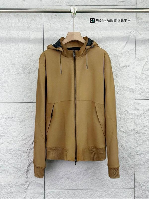 Ermenegildo Zegna Zegna Men's Solid Zip. Size US L / EU 52-54 / 3 - 2 Thumbnail