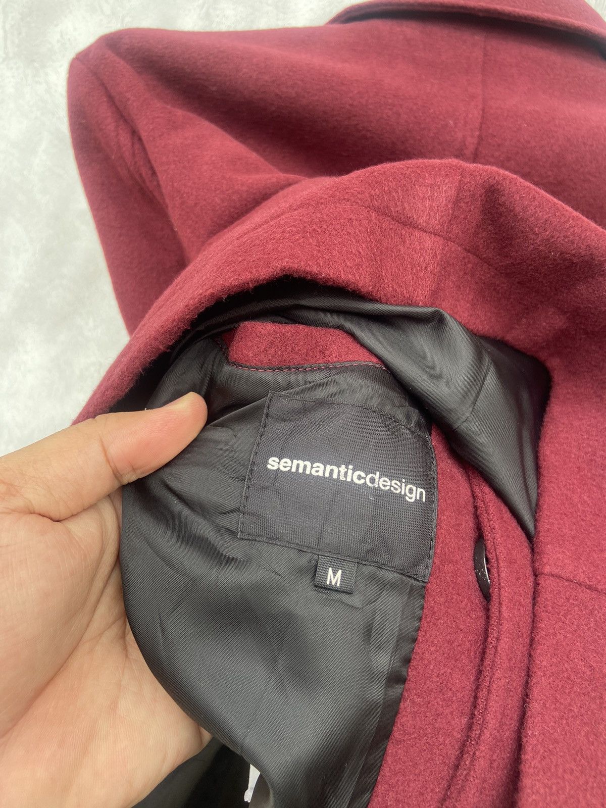 Japanese Brand Semantic Design Pea Coat Size US M / EU 48-50 / 2 - 6 Thumbnail