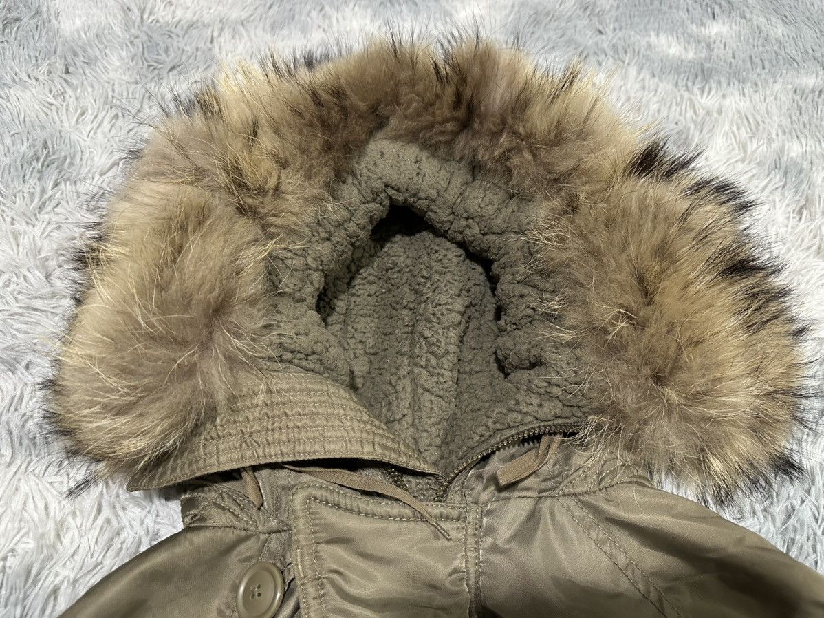GOA 🔥Y2K Archived Goa Raccoon Fur Parka Military Jacket Vkei Size US L / EU 52-54 / 3 - 4 Thumbnail