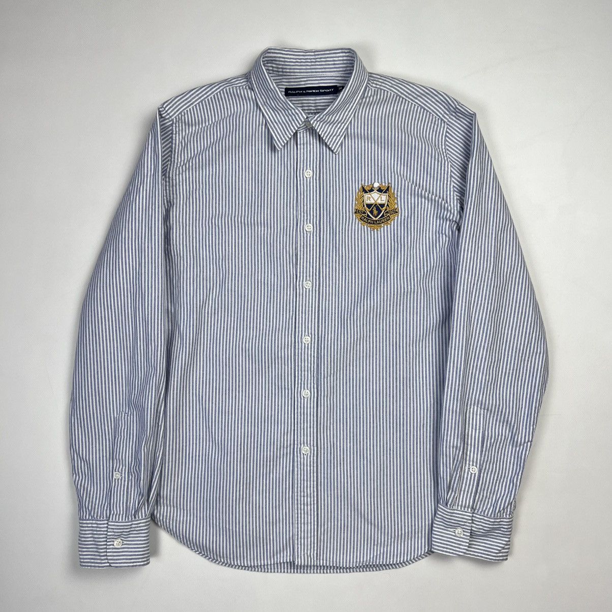 Polo Ralph Lauren × Vintage Polo Ralph Lauren stripped Oxford shirt Size XL / US 12-14 / IT 48-50 - 2 Thumbnail