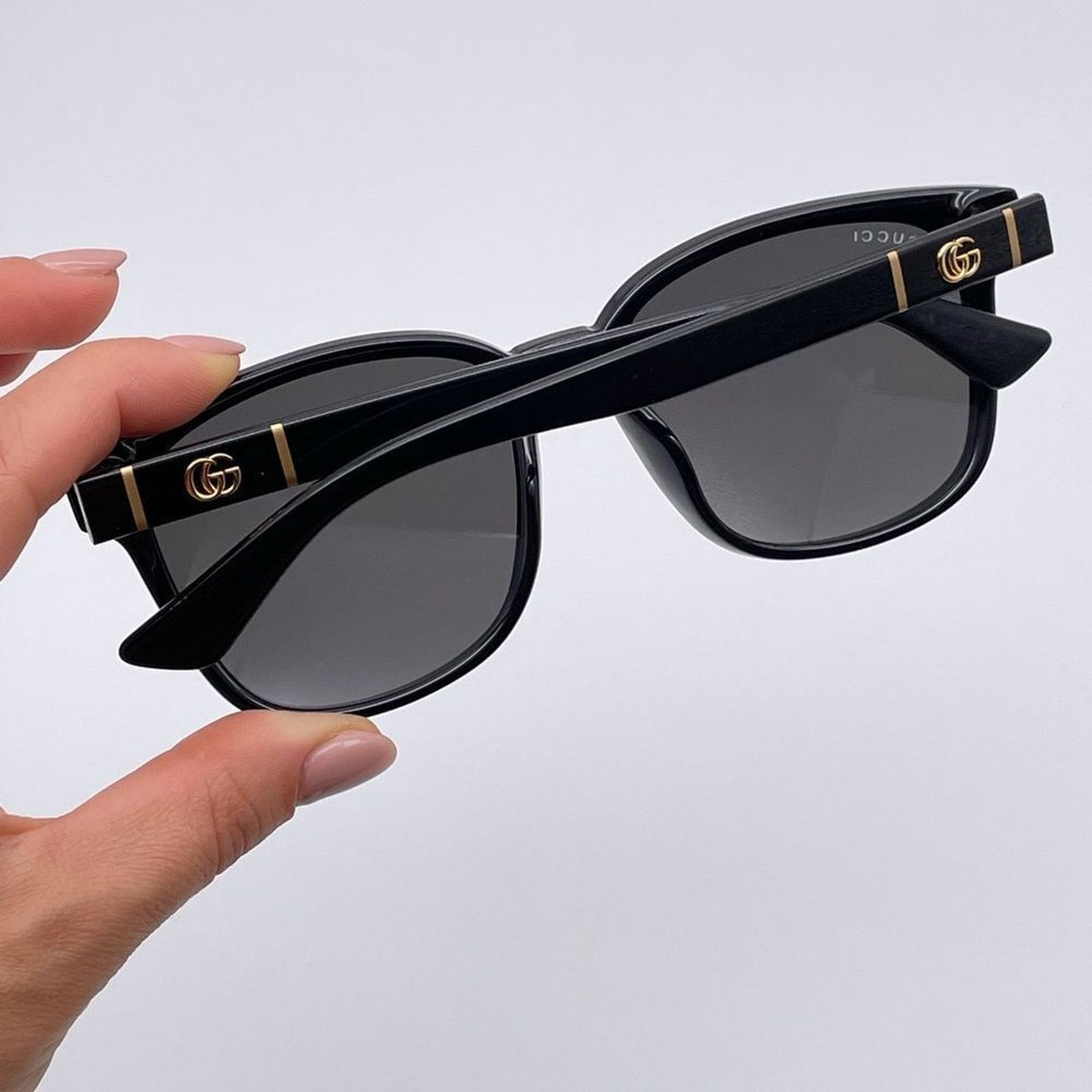 Gucci BRAND NEW GUCCI GG0637SK 001 Black Grey Unisex Sunglasses Size ONE SIZE - 8 Thumbnail