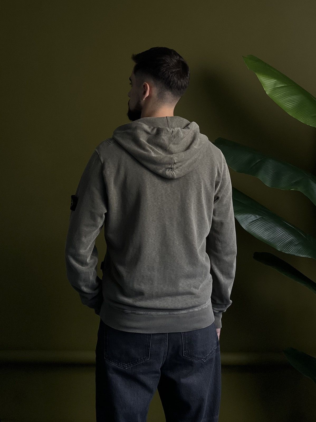 Designer × Stone Island Stone Island Khaki Green Hoodie L — Perfect Condition Size US L / EU 52-54 / 3 - 3 Thumbnail
