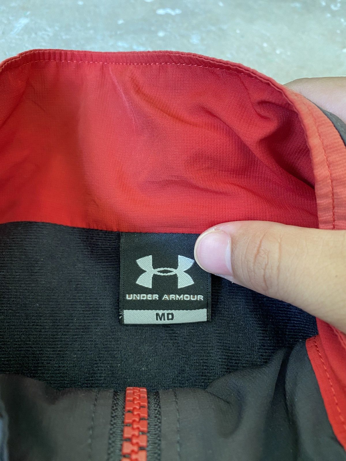 Under Armour Under Armour Zip Track Jacket Black Red Size US M / EU 48-50 / 2 - 5 Thumbnail