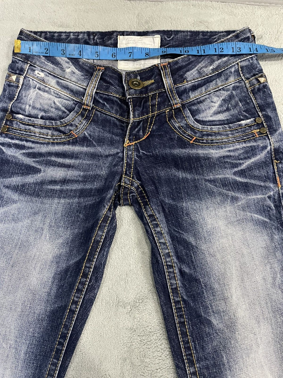 Le Grande Bleu (L.G.B.) Lolita Club By Concert Club Bootcut Denim Jeans Size US 28 / EU 44 - 3 Thumbnail