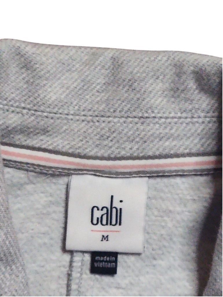 CABANE de ZUCCa Cabi Womens Gray Button-Down Jacket Size M Size M / US 6-8 / IT 42-44 - 4 Thumbnail