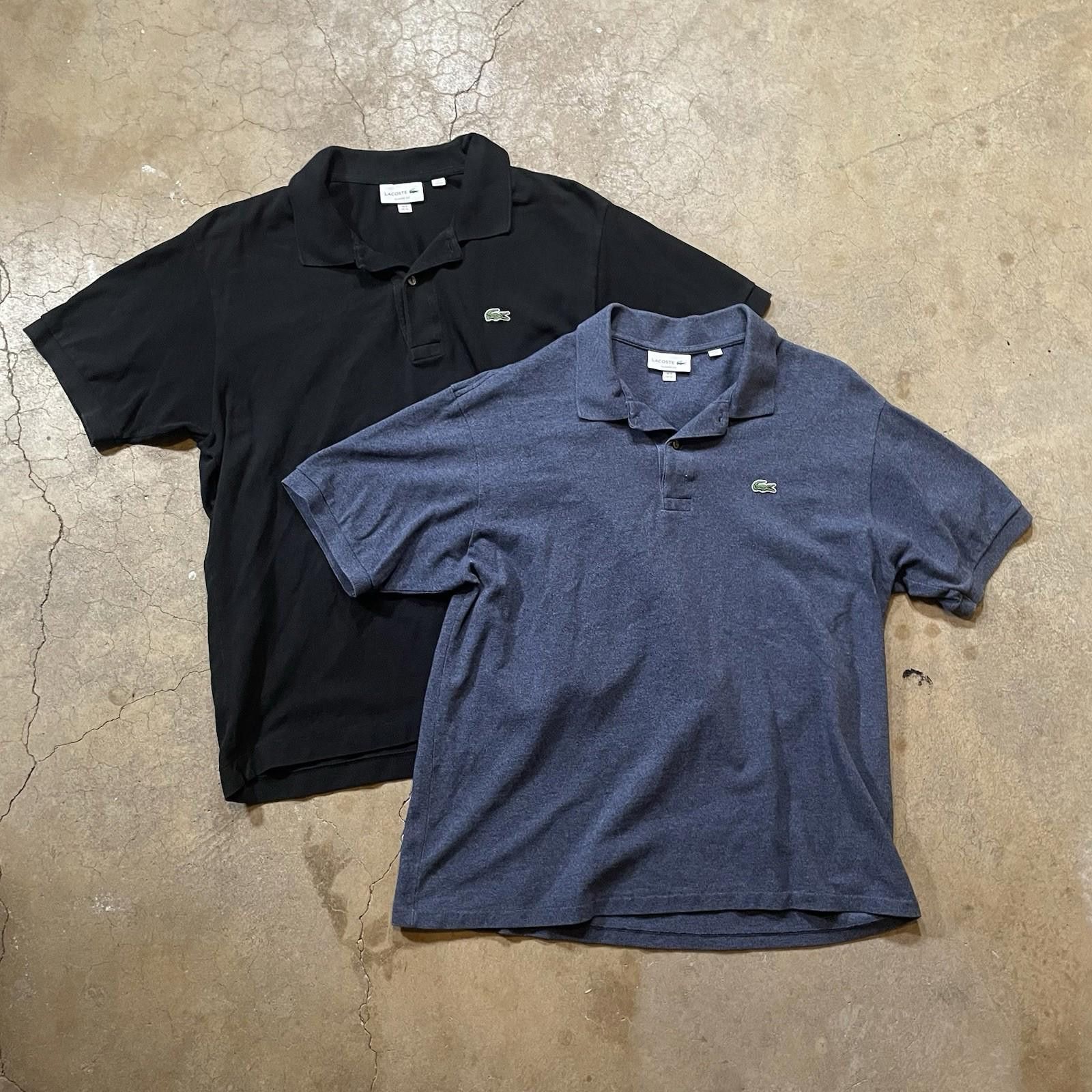 Lacoste X2 Lacoste Polo X-Large Blue + Black Short Sleeve Logo T Size US XL / EU 56 / 4 - 1 Thumbnail