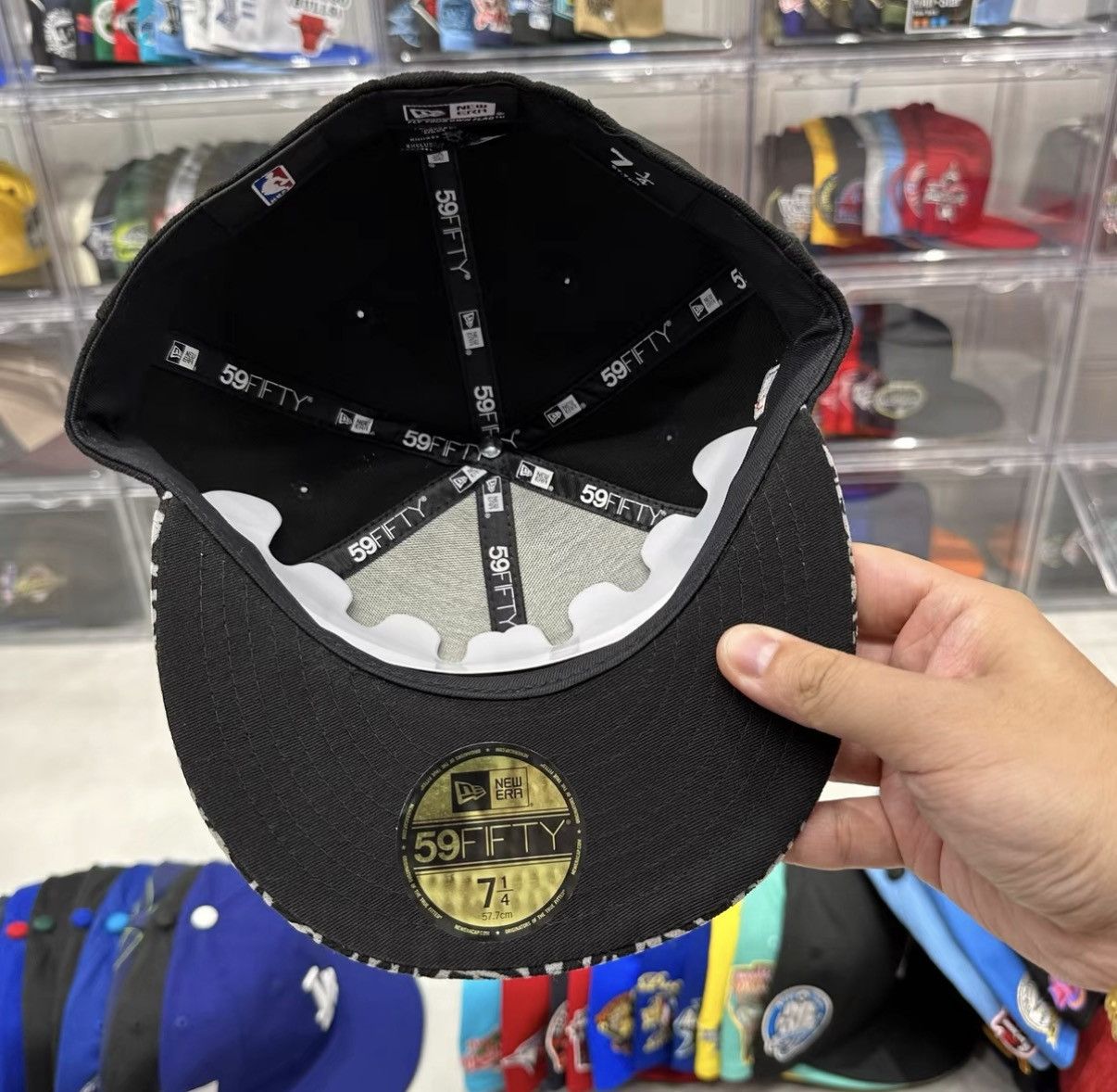 New Era New Era NBA Brooklyn Nets Flat Brim Baseball Cap J32 Size ONE SIZE - 5 Thumbnail