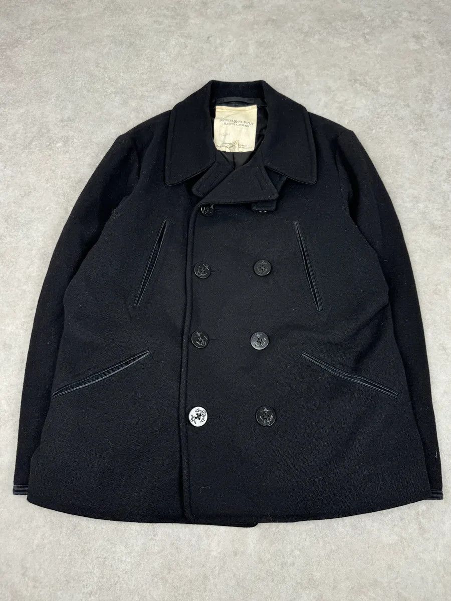 Polo Ralph Lauren Ralph Lauren Black Wool Caban Jacket Size US L / EU 52-54 / 3 - 1 Thumbnail