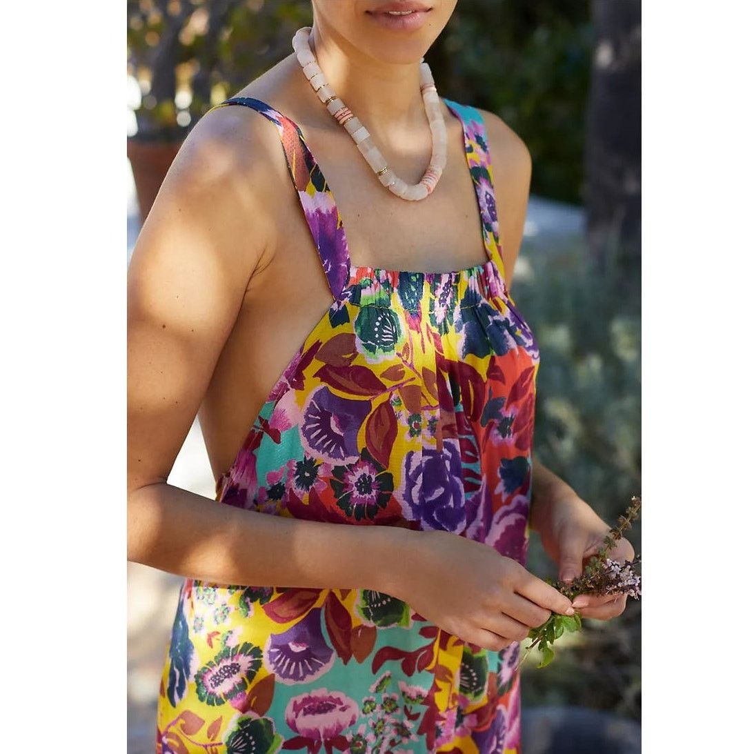 Anthropologie New Anthropologie Boho Floral Maxi Cover-Up Dress $118 SMALL Size S / US 4 / IT 40 - 4 Thumbnail