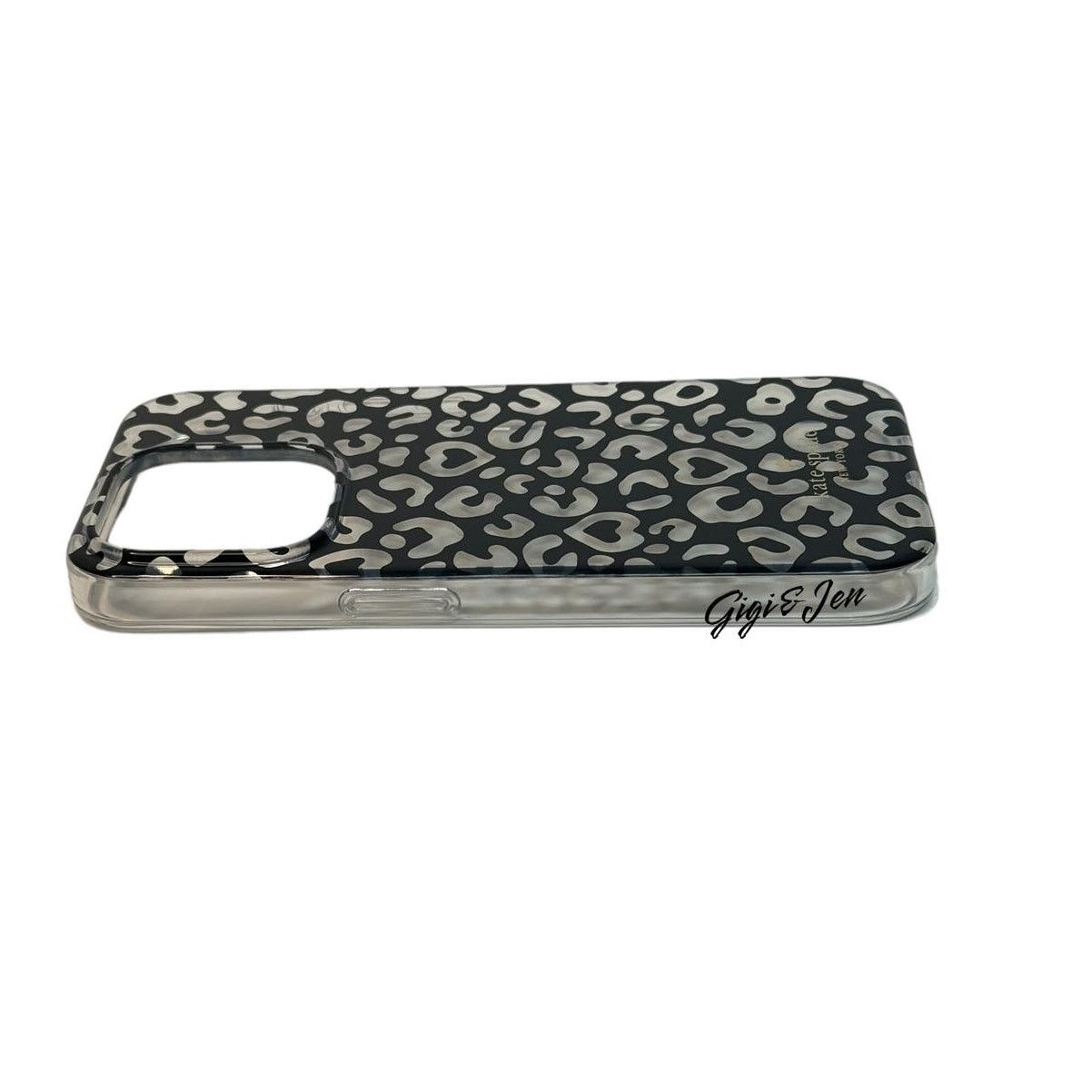 Kate Spade KATE SPADE iPhone 15 Pro Clear phone case w Graphic Leopard Size ONE SIZE - 4 Thumbnail