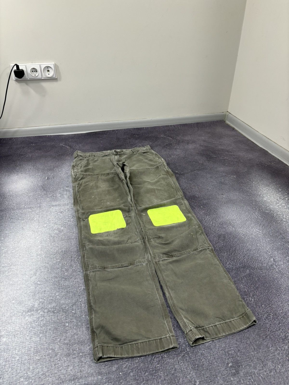 Carhartt Vintage Carhartt Double Knee Military Green Hype Baggy Pants Size US 32 / EU 48 - 8 Thumbnail