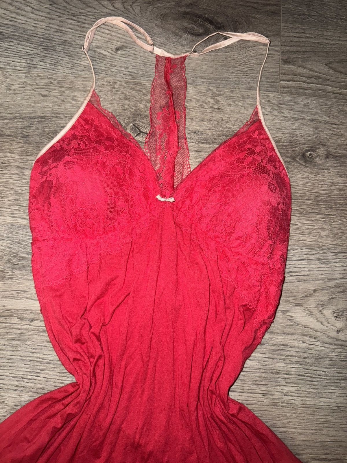 Victoria's Secret Victoria’s Secret Super Soft Lacy Red Lingerie Dress L Size L / US 10 / IT 46 - 3 Thumbnail
