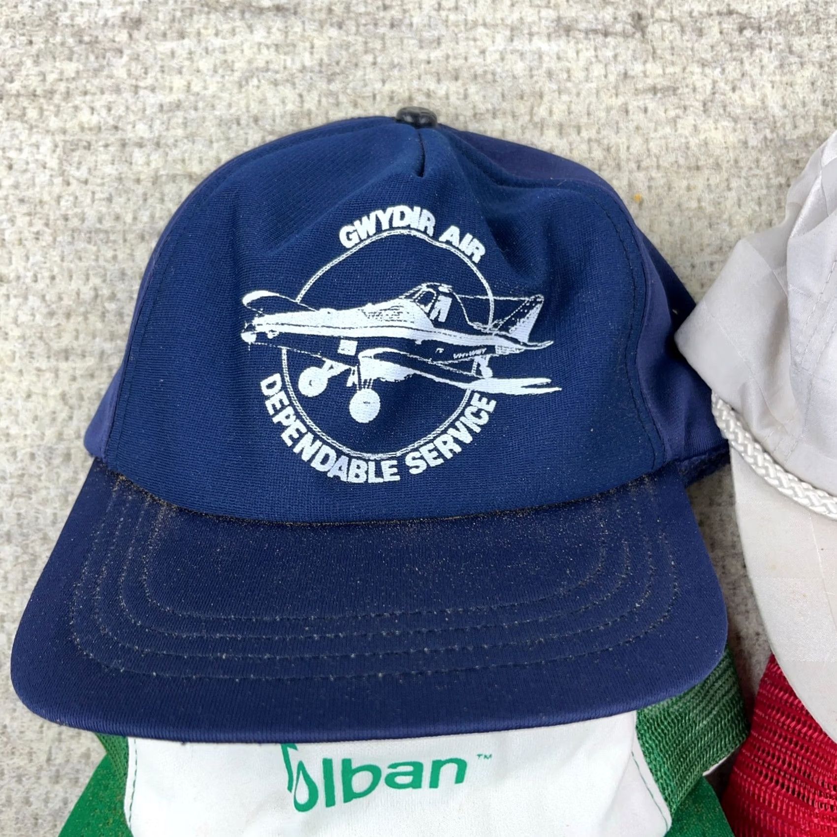 Roper VINTAGE Trucker Hat Lot Snapback Cap 80s 90s Y2K Patch USA Advertising Rope Mens Size ONE SIZE - 5 Thumbnail