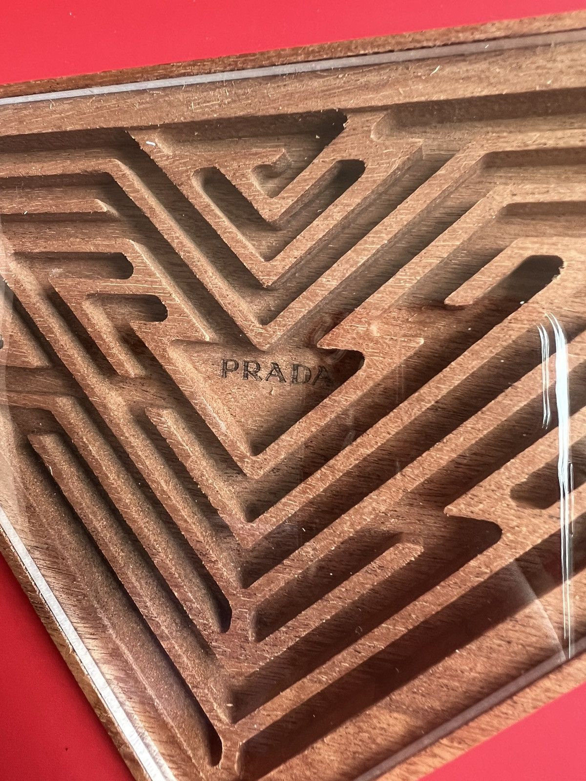 Prada 🔺Prada wooden maze game home decor with dragon red packets Size ONE SIZE - 6 Thumbnail