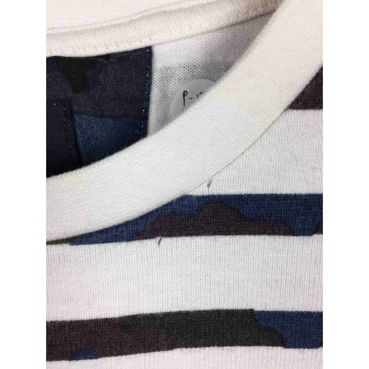Beams Plus Beams Heart Camo Striped Pocket Longsleeve Tee Size US S / EU 44-46 / 1 - 5 Thumbnail
