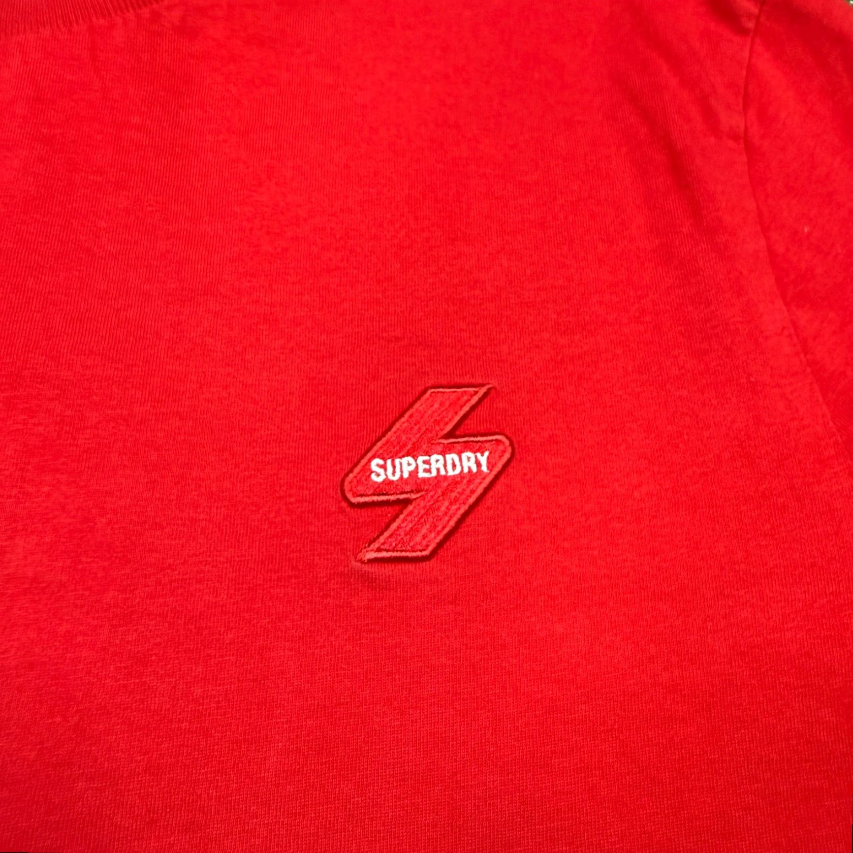 Superdry Superdry T Shirt Men's L Red Short Sleeve Crew Neck Cotton Casual Tee Size US L / EU 52-54 / 3 - 3 Thumbnail