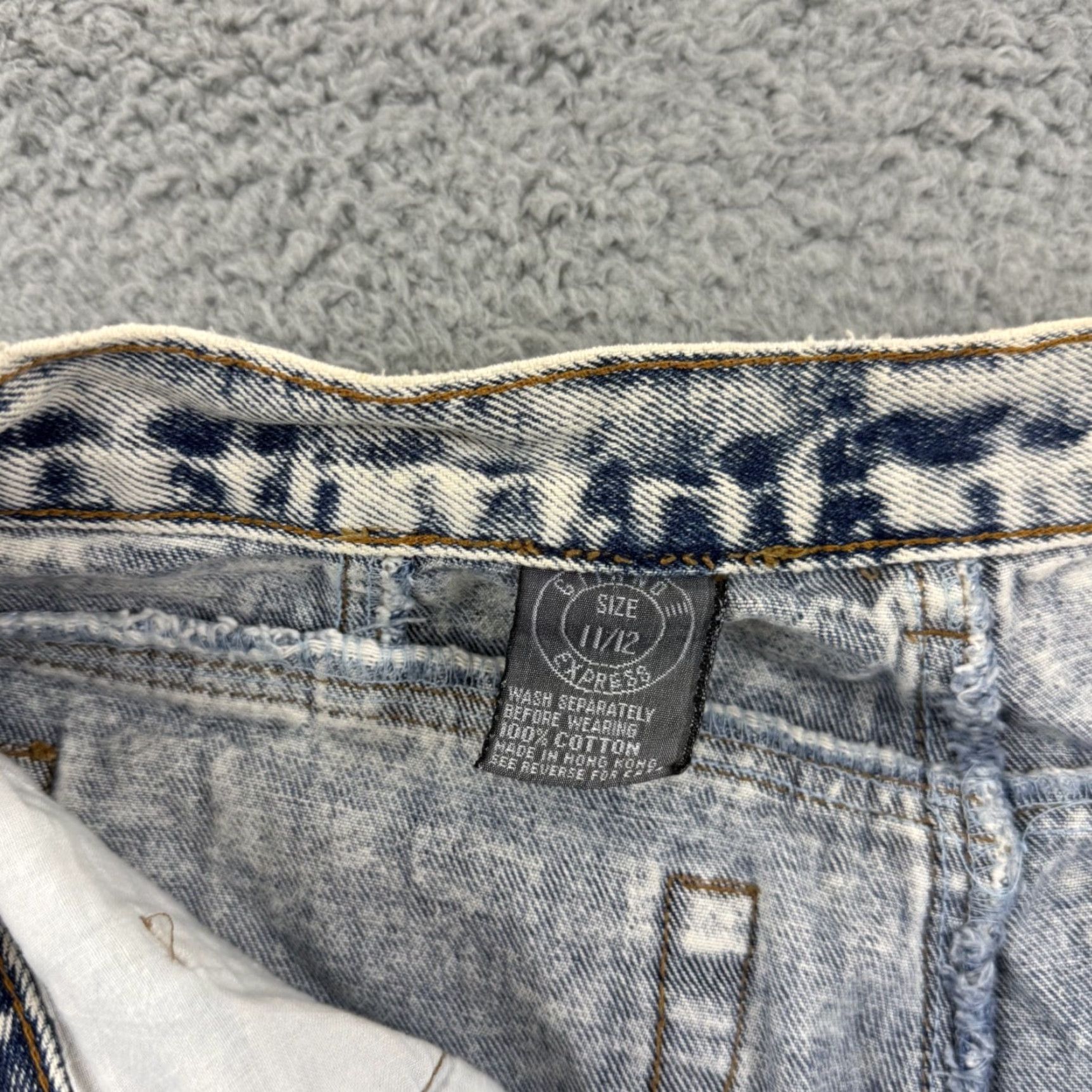 Vintage VINTAGE Gitano Jeans Womens 11/12 Acid Wash High Rise 80s Embroidered Ankle Zip Shirt? Size 34" / US 12 / IT 48 - 5 Thumbnail