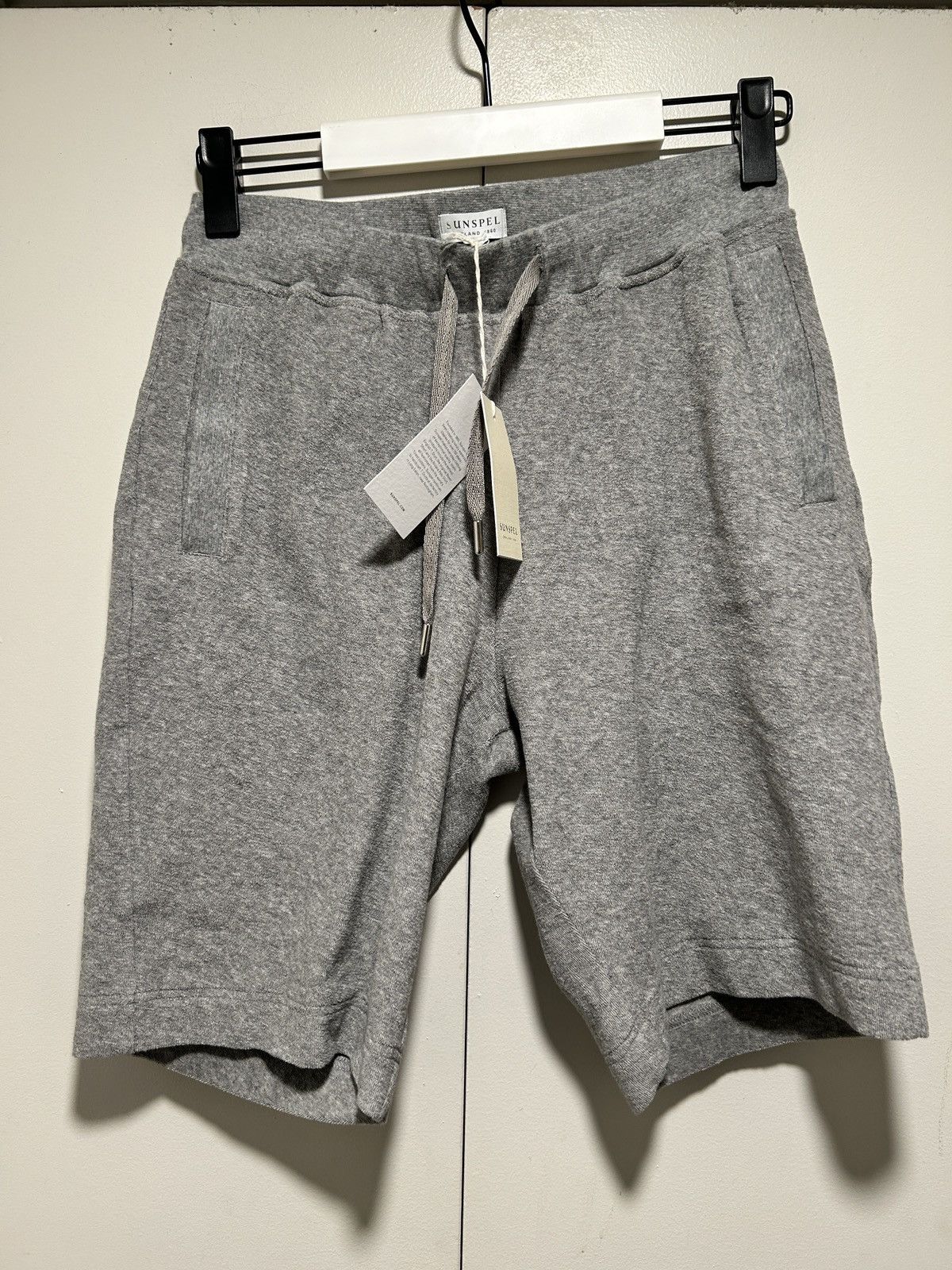 Sunspel Towelling shorts melange grey Size US 30 / EU 46 - 1 Thumbnail