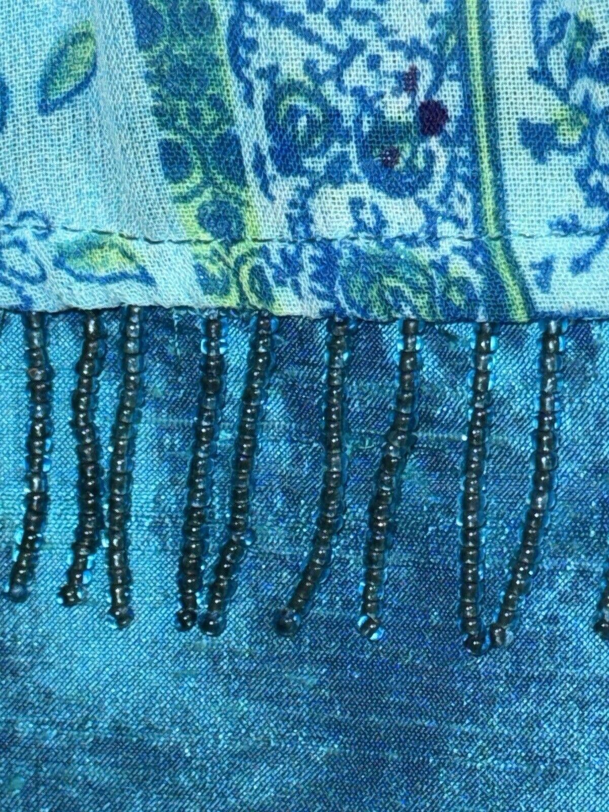 Designer NEW Vintage Lucia Lukken Sz 10 / Beaded Fringe Trim Pants Size 32" / US 10 / IT 46 - 7 Thumbnail