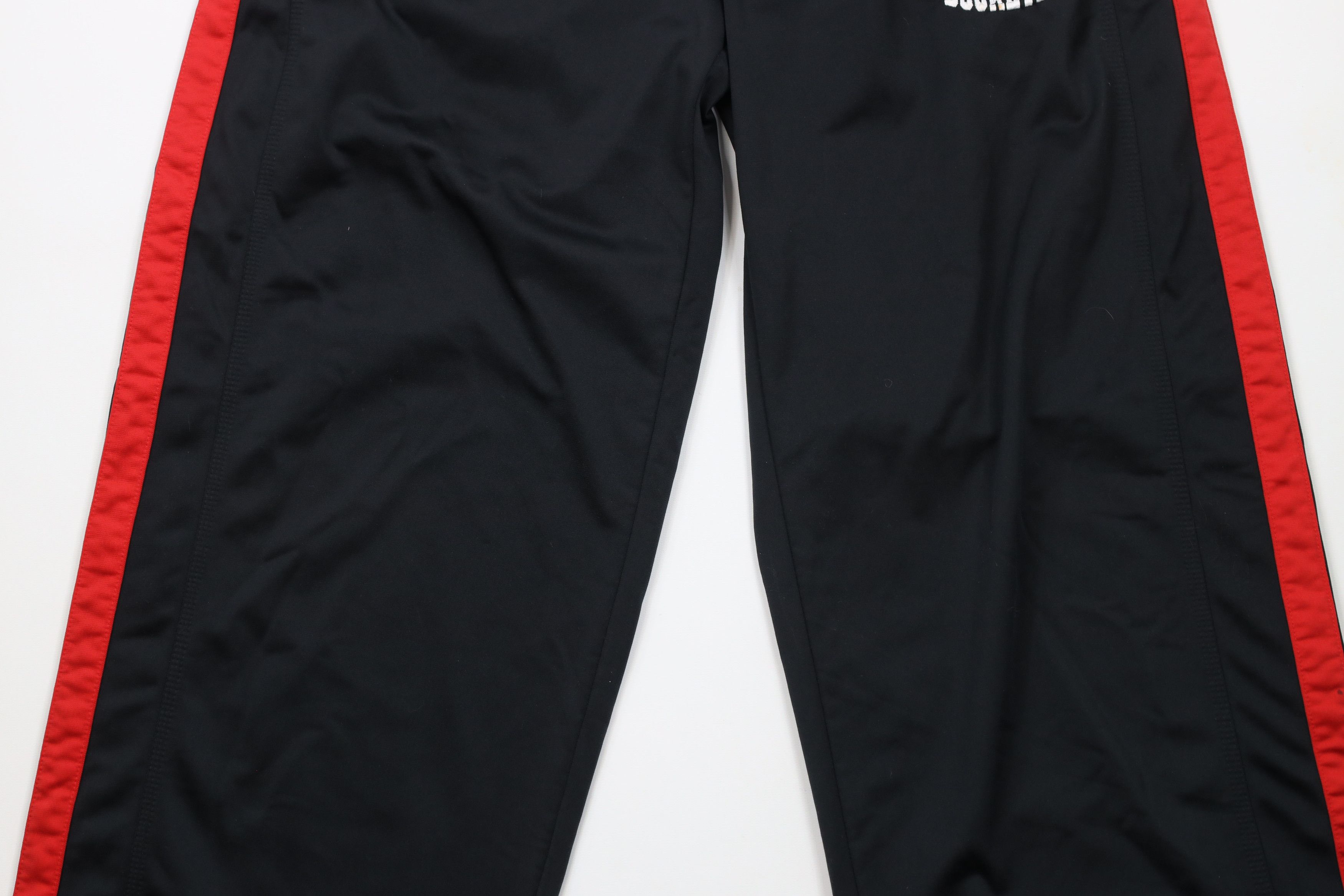 Vintage Vintage 90s Ohio State University Wide Leg Sweatpants Black Size US 36 / EU 52 - 3 Thumbnail