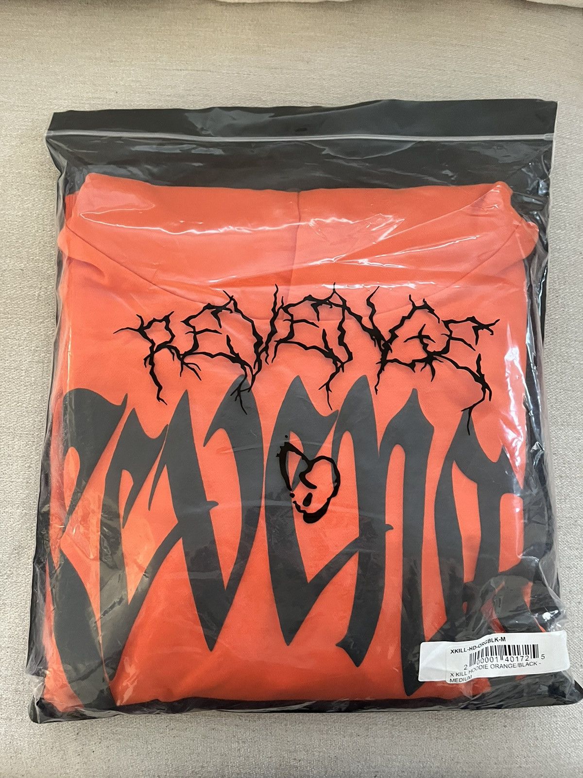 Orange discount kill hoodie