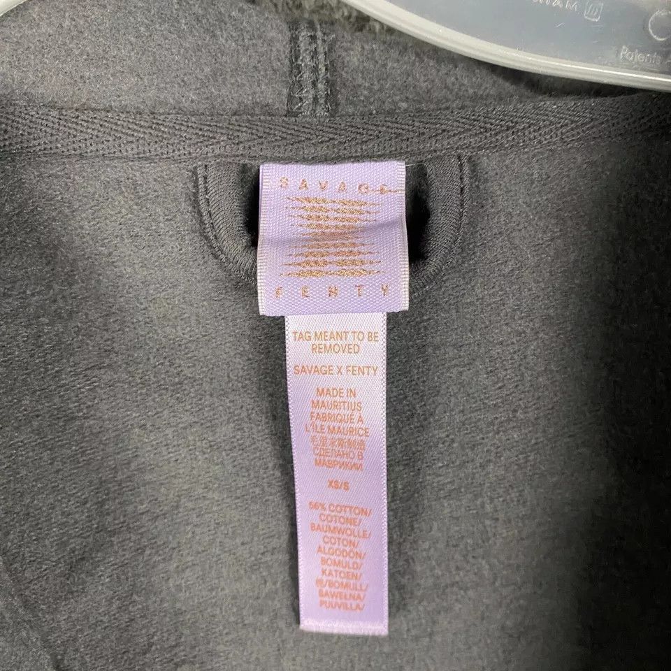 Other Savage X Fenty Robe Women's XS/S Hooded Cotton Blend Adults Size S / US 4 / IT 40 - 4 Thumbnail