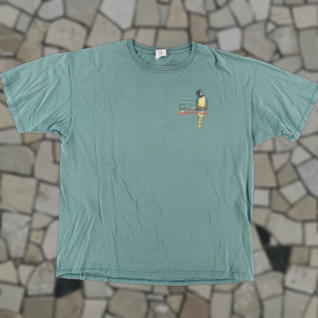 Anvil VINTAGE Anvil Jimmy Buffett Welcome to Finland Tour 2011 Solid T-Shirt Green 2X Men's Shirt Size US XXL / EU 58 / 5 - 1 Thumbnail