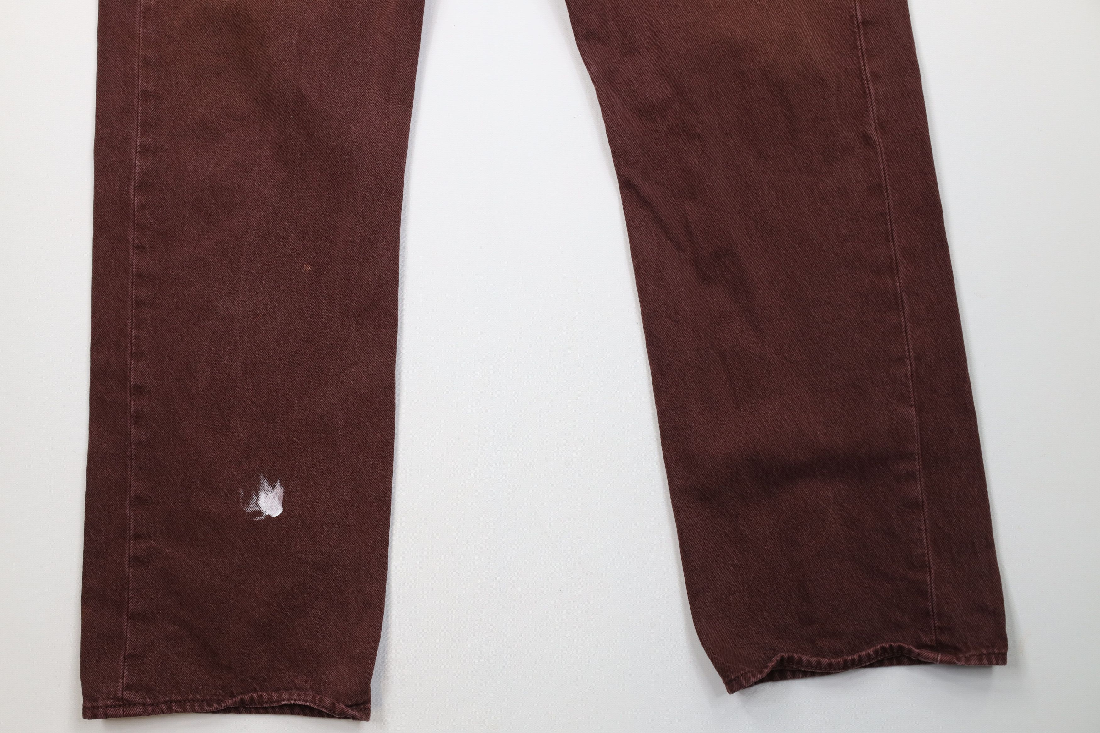 Levi's Vintage Y2K Levis 501xx Original Fit Button Fly Jeans Red Size US 36 / EU 52 - 4 Thumbnail