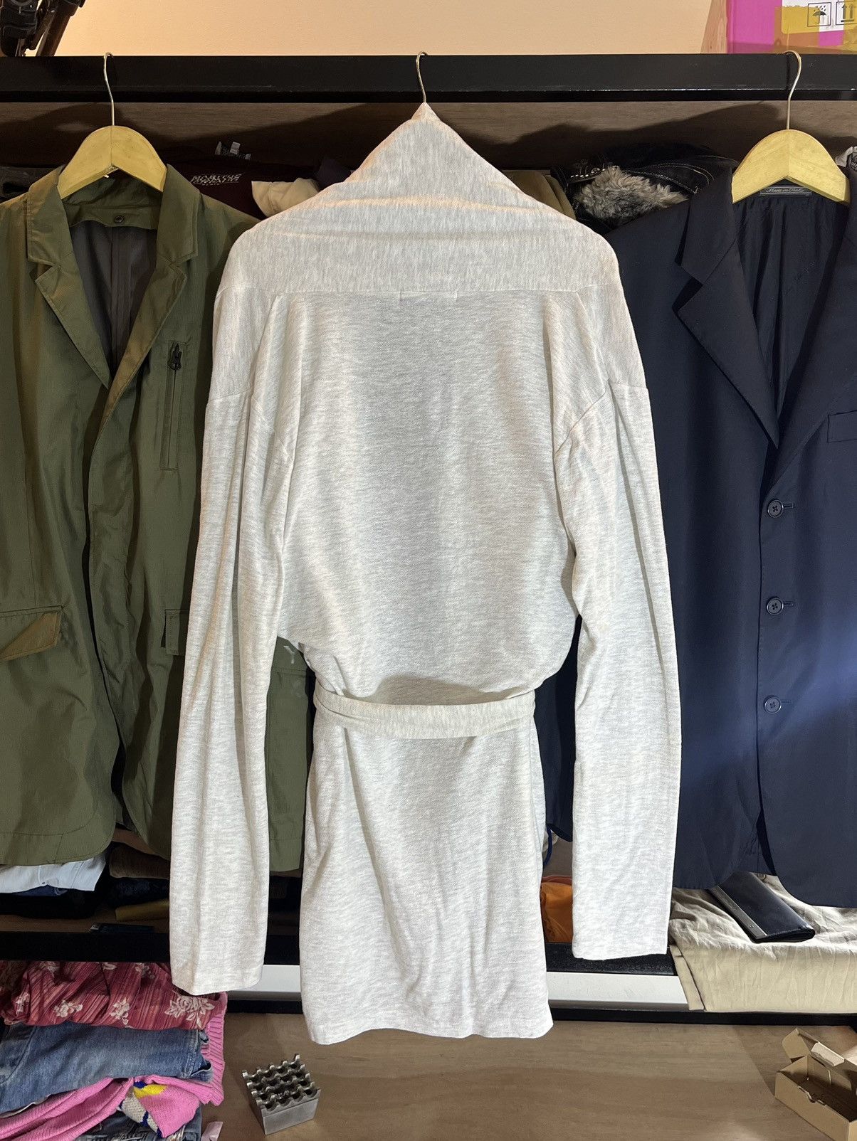 Tete Homme Tête Homme Robe Kimono Cardigan – Light Grey Wrap Belted Size US M / EU 48-50 / 2 - 2 Thumbnail