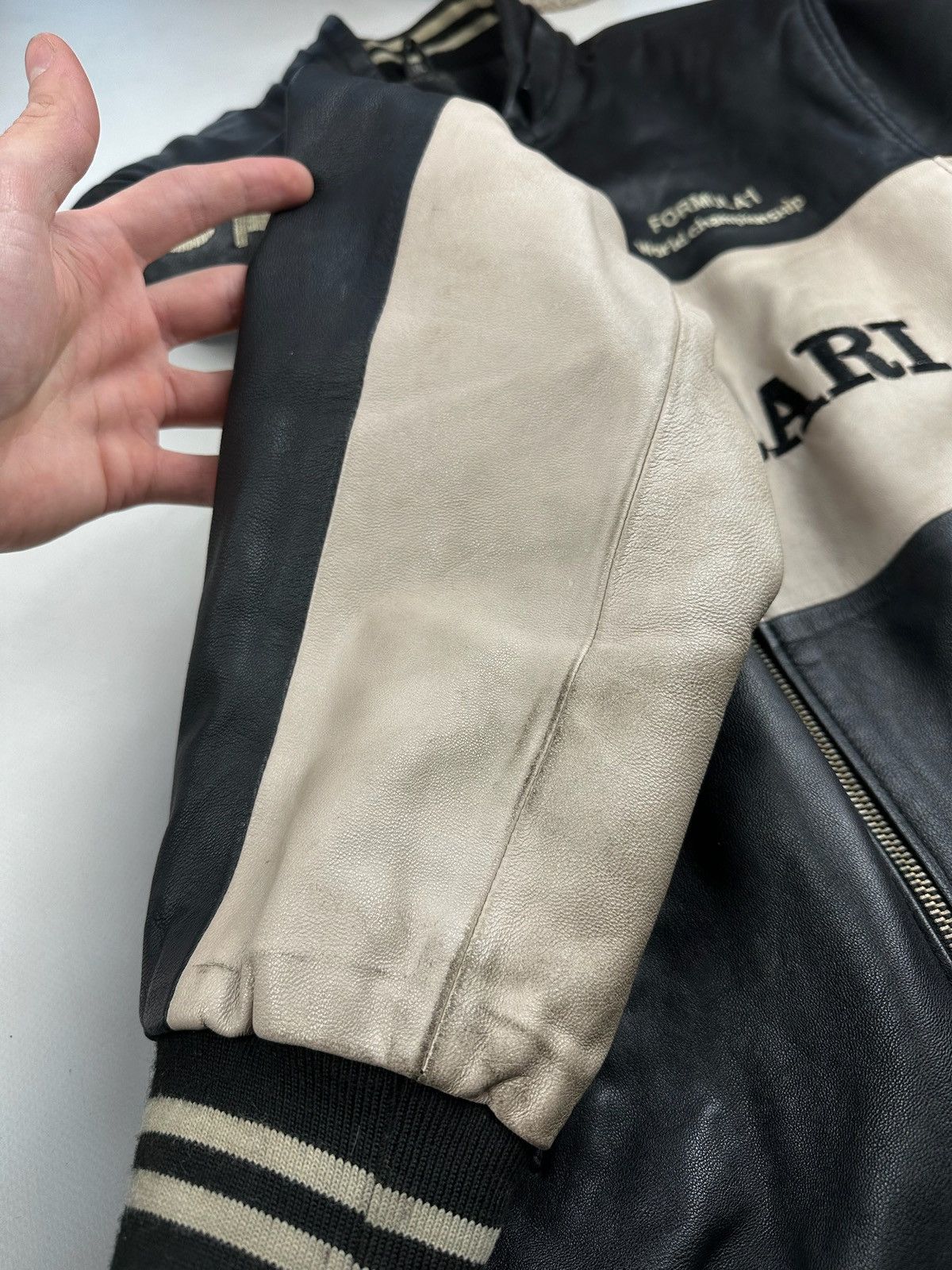 Other FERRARI RACING LEATHER JACKET BOMBER FIT Size US XL / EU 56 / 4 - 14 Thumbnail