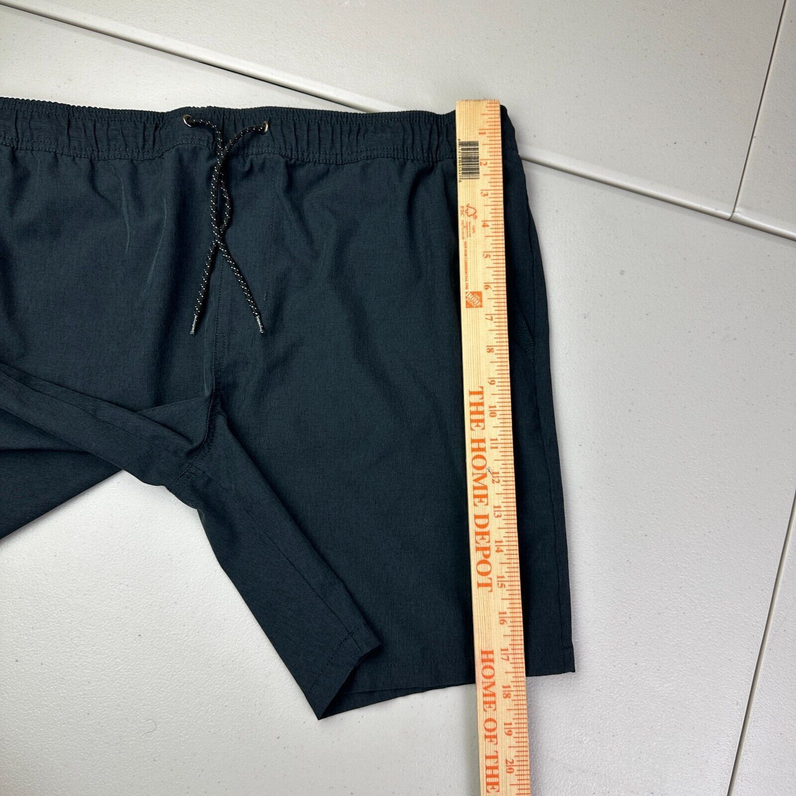 Other Nitrous Black Mens Stretch Shorts Black L Surf Zip Pocket Size US 34 / EU 50 - 9 Thumbnail