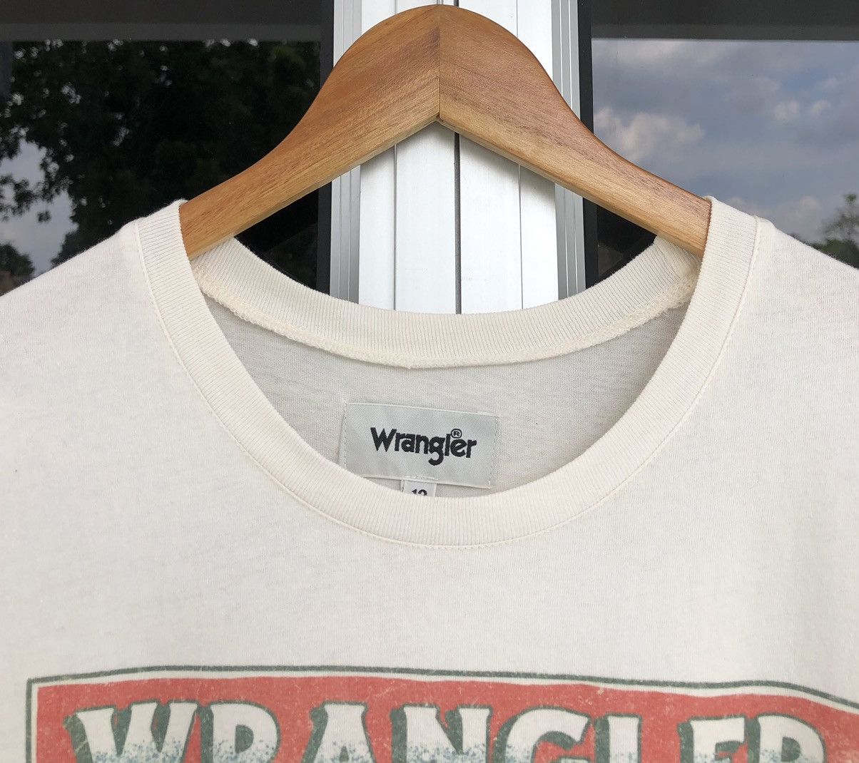 Wrangler WRANGLER Burning Bright OS Tee Ecru Size US L / EU 52-54 / 3 - 9 Thumbnail