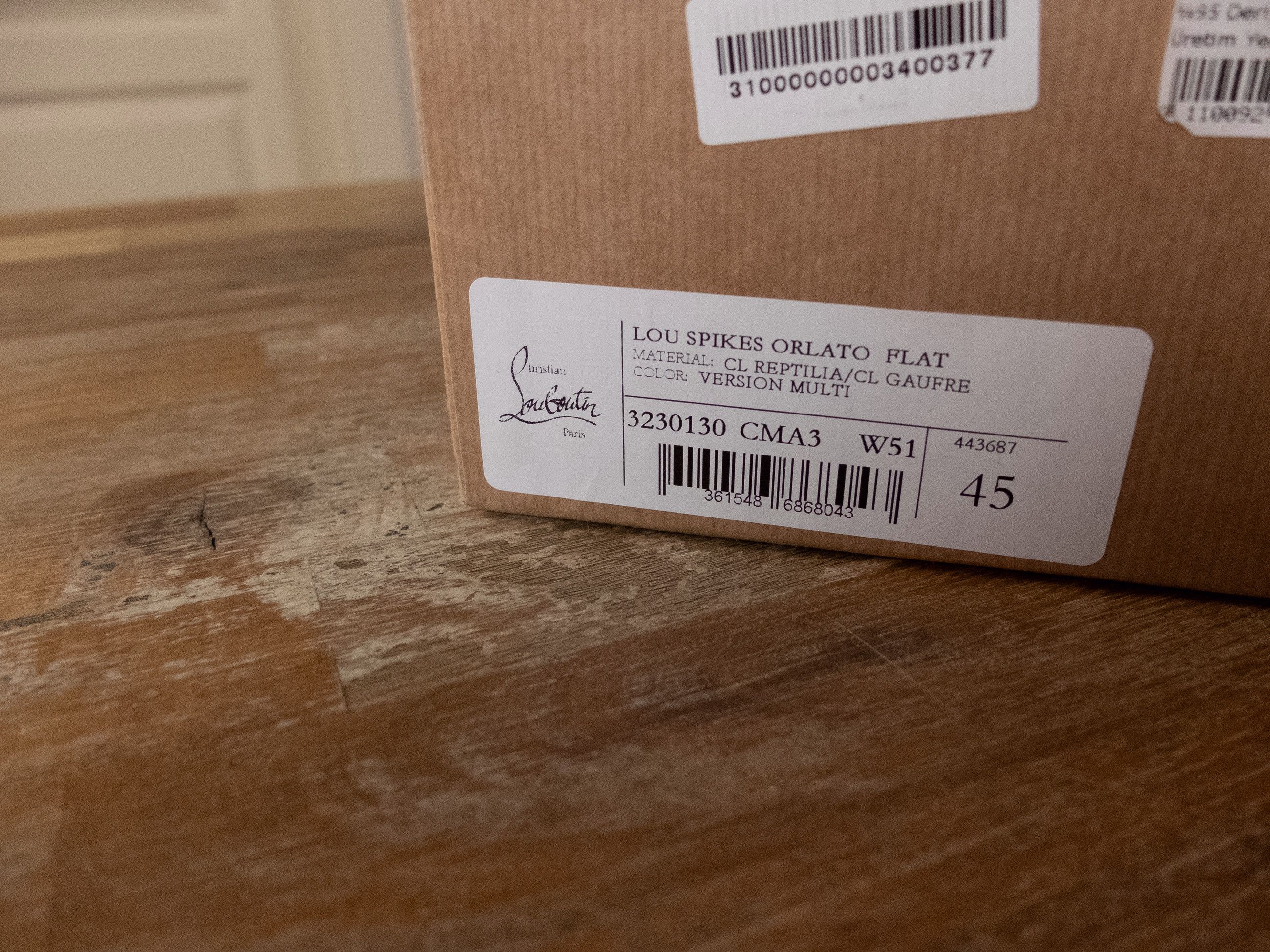 Christian Louboutin CHRISTIAN LOUBOUTIN Louis Spikes white leather sneakers 12 Size US 12 / EU 45 - 13 Thumbnail