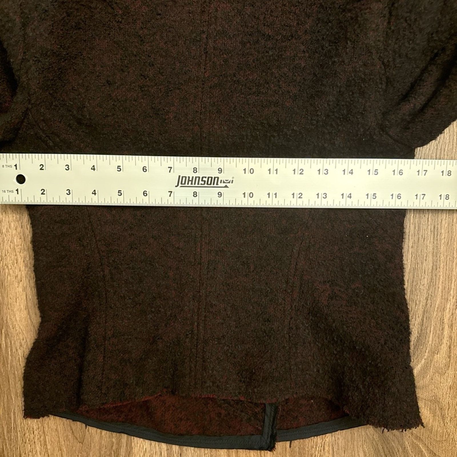 Isabel Marant Isabel Marant textured wool asymmetrical red and black jkt Size S / US 4 / IT 40 - 6 Thumbnail
