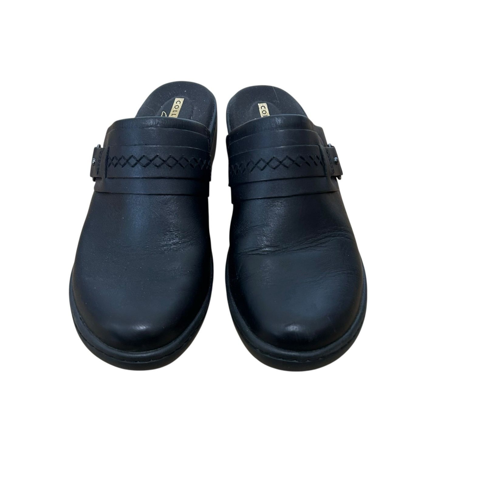 Clarks Clarks Collection Delana Amber Black Leather Slip On Clogs 7 Size US 7 / IT 37 - 3 Thumbnail