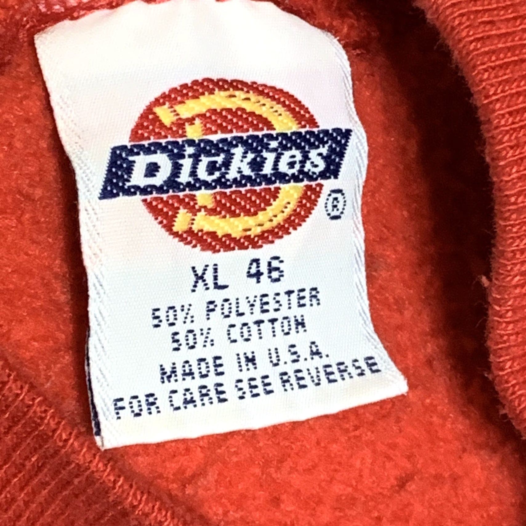 Dickies VINTAGE Dickies Mens M/L Red Blank Crewneck Sweatshirt USA 50/50 Crewneck Sweatshirt Red 1990s Mens Size US M / EU 48-50 / 2 - 6 Thumbnail