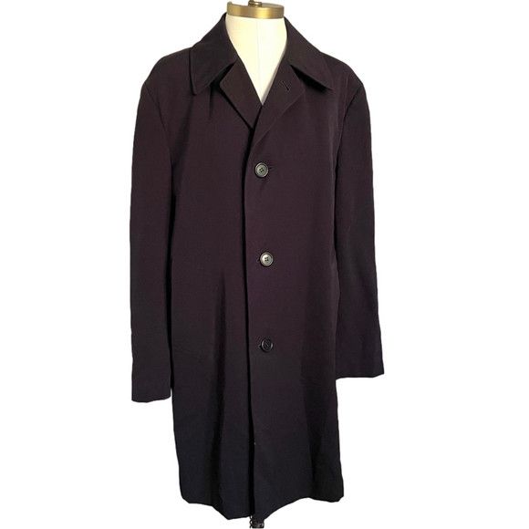 Vintage Aquascutum Swing Style Wool Trench Coat L/XL 🇬🇧